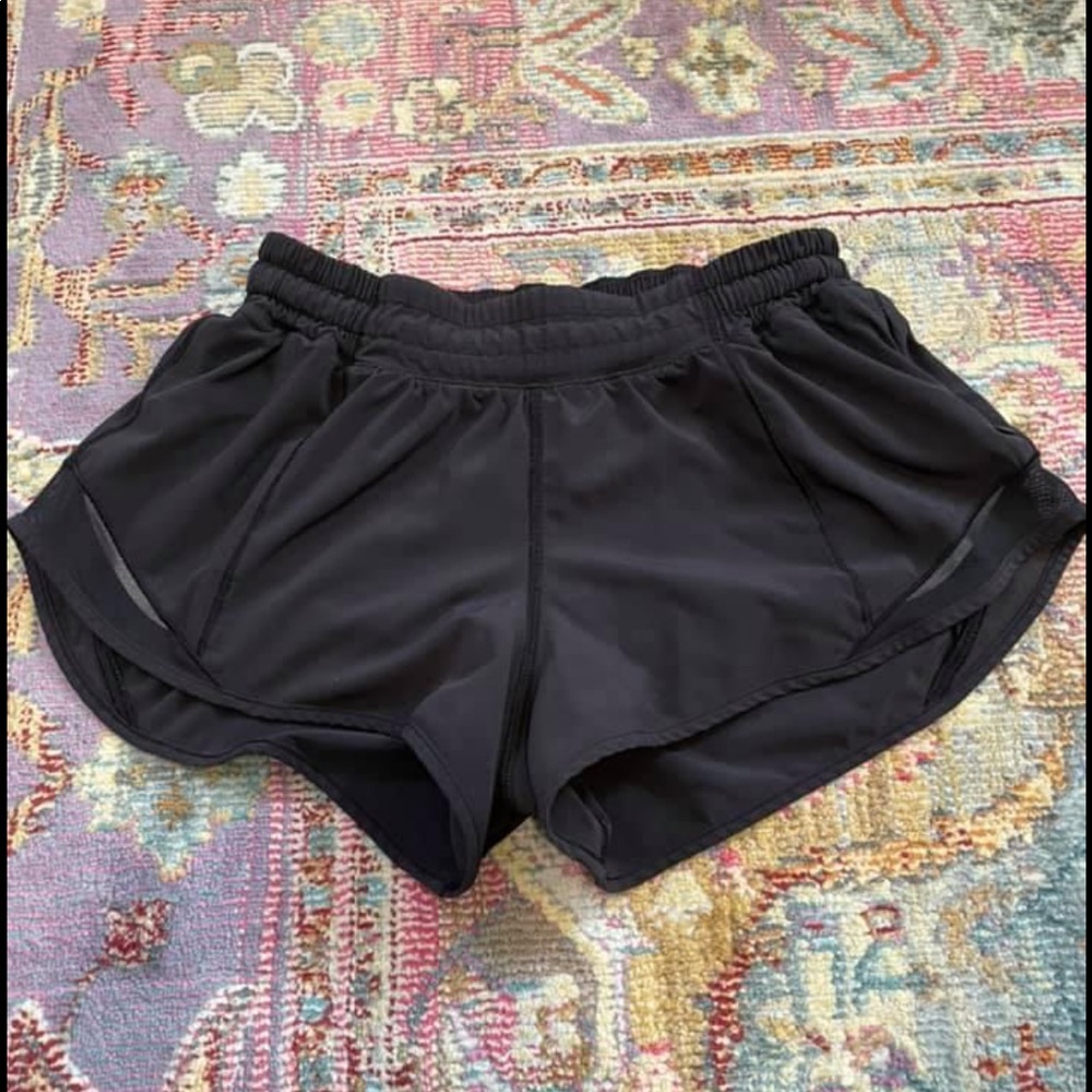 Lululemon size 6 black shorts!